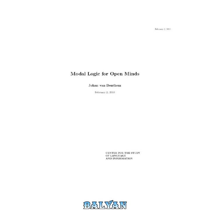 دانلود کتاب Modal Logic for Open Minds